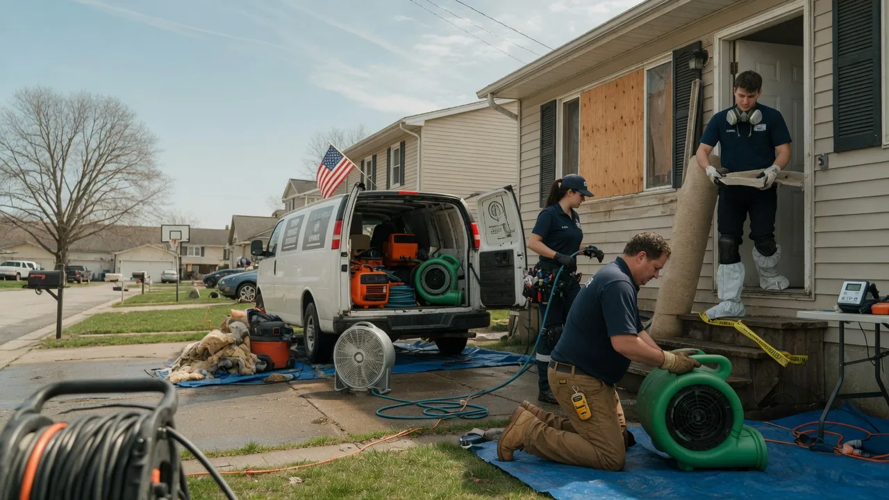 Water Damage Restoration in Driscoll, ND near me